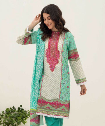Zellbury Aqua Marine Lawn Suit Lawn Collection 2021